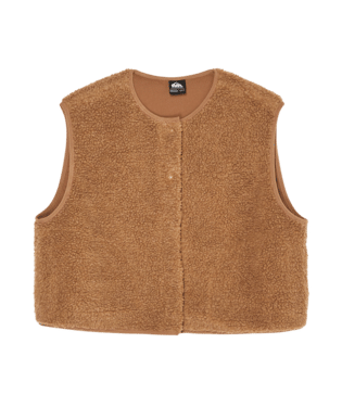 CROPPED VEST - RAWHIDE