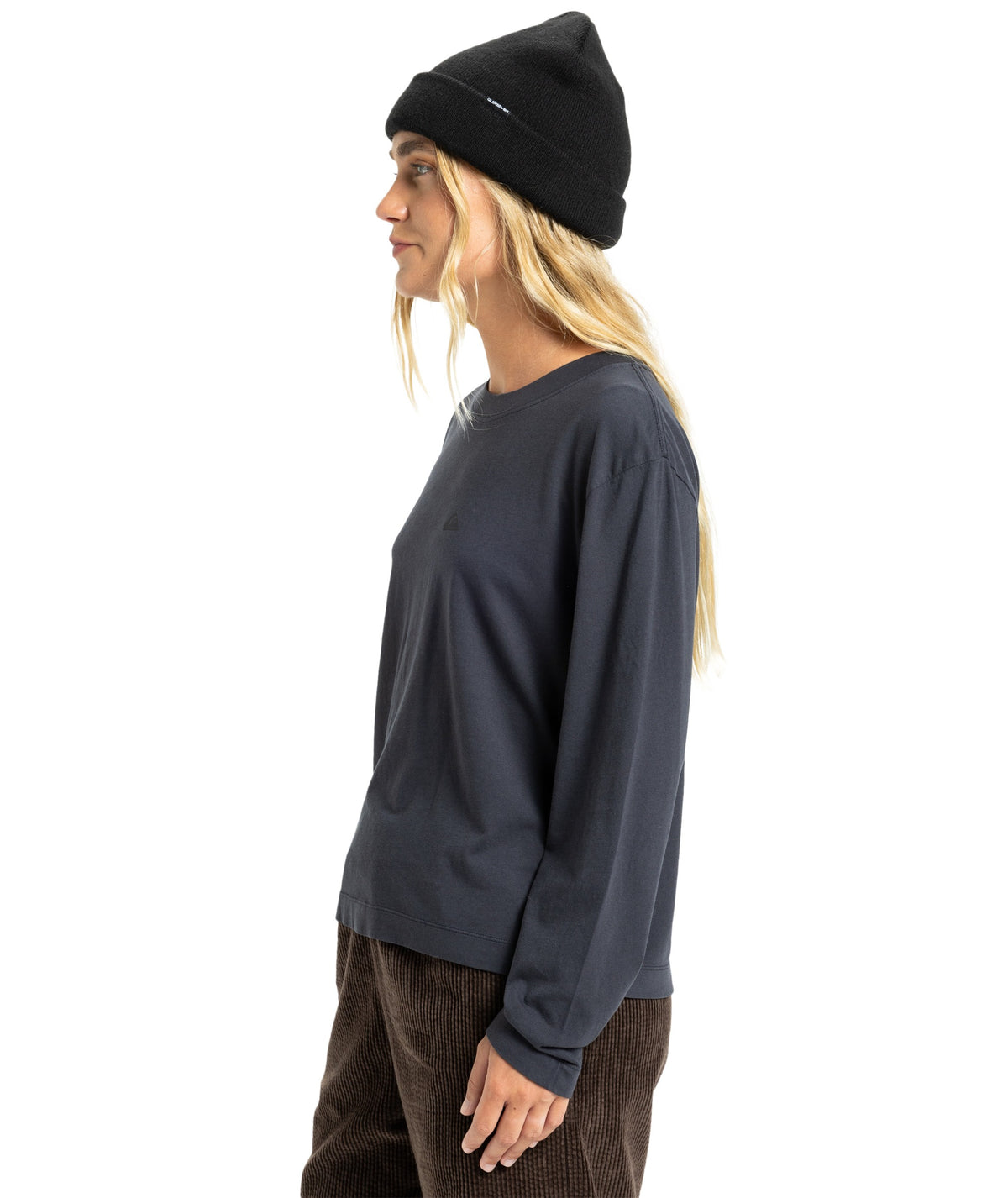 ESSENTIAL LS TEE - TARMAC