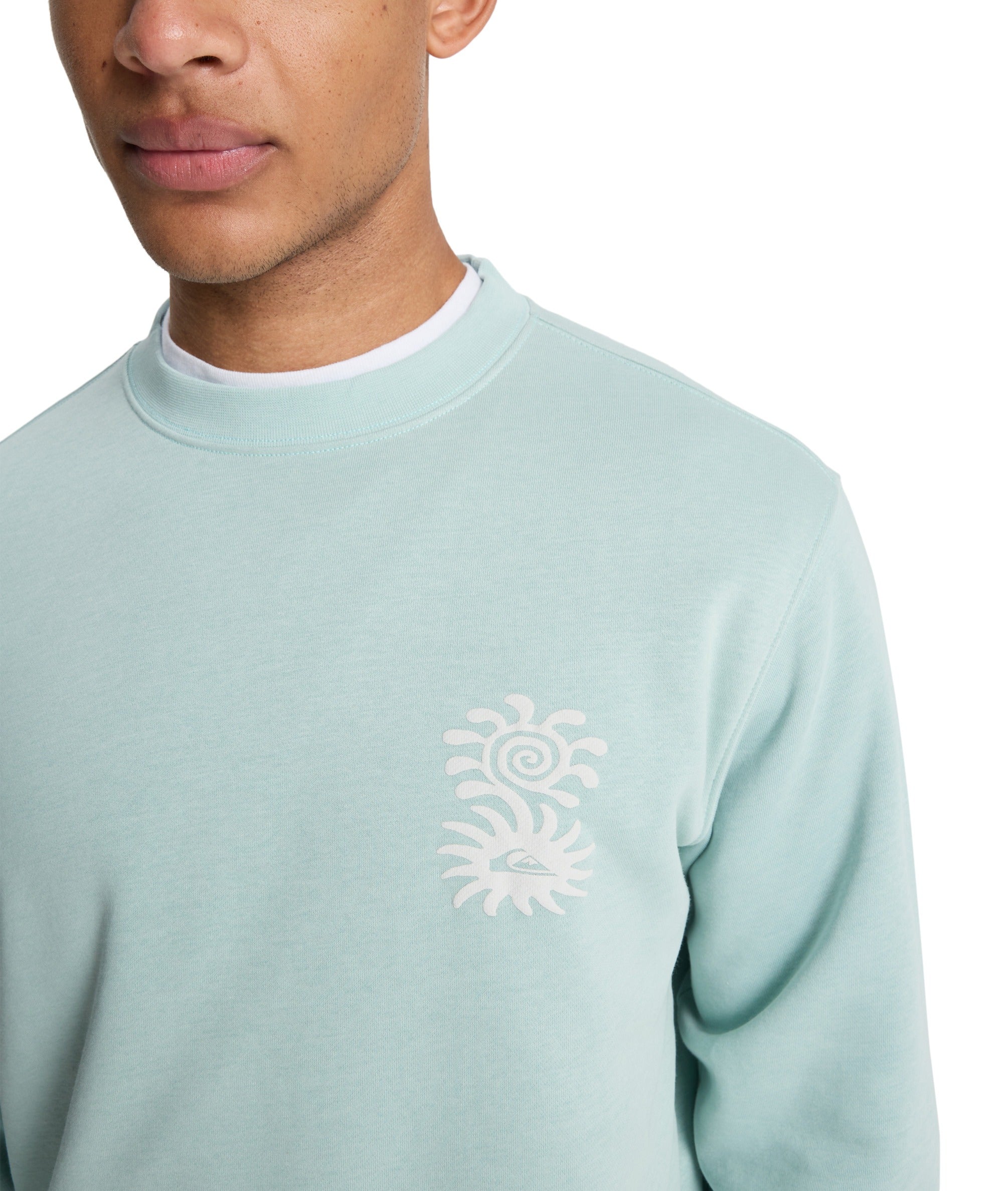 SALT WATER GRAPHIC CREW - BLUE HAZE