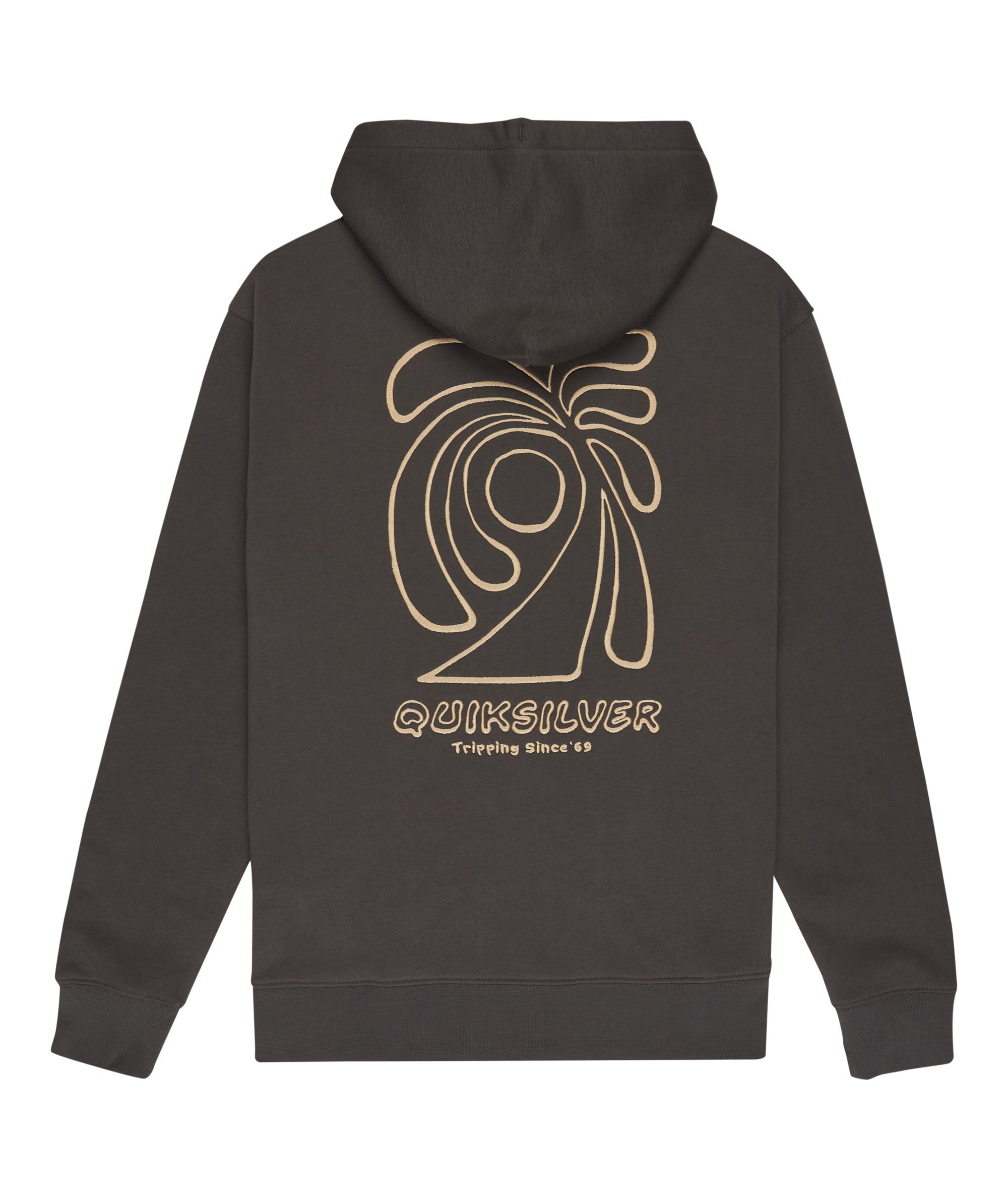 SALT WATER GRAPHIC HOODIE - IRON GATE