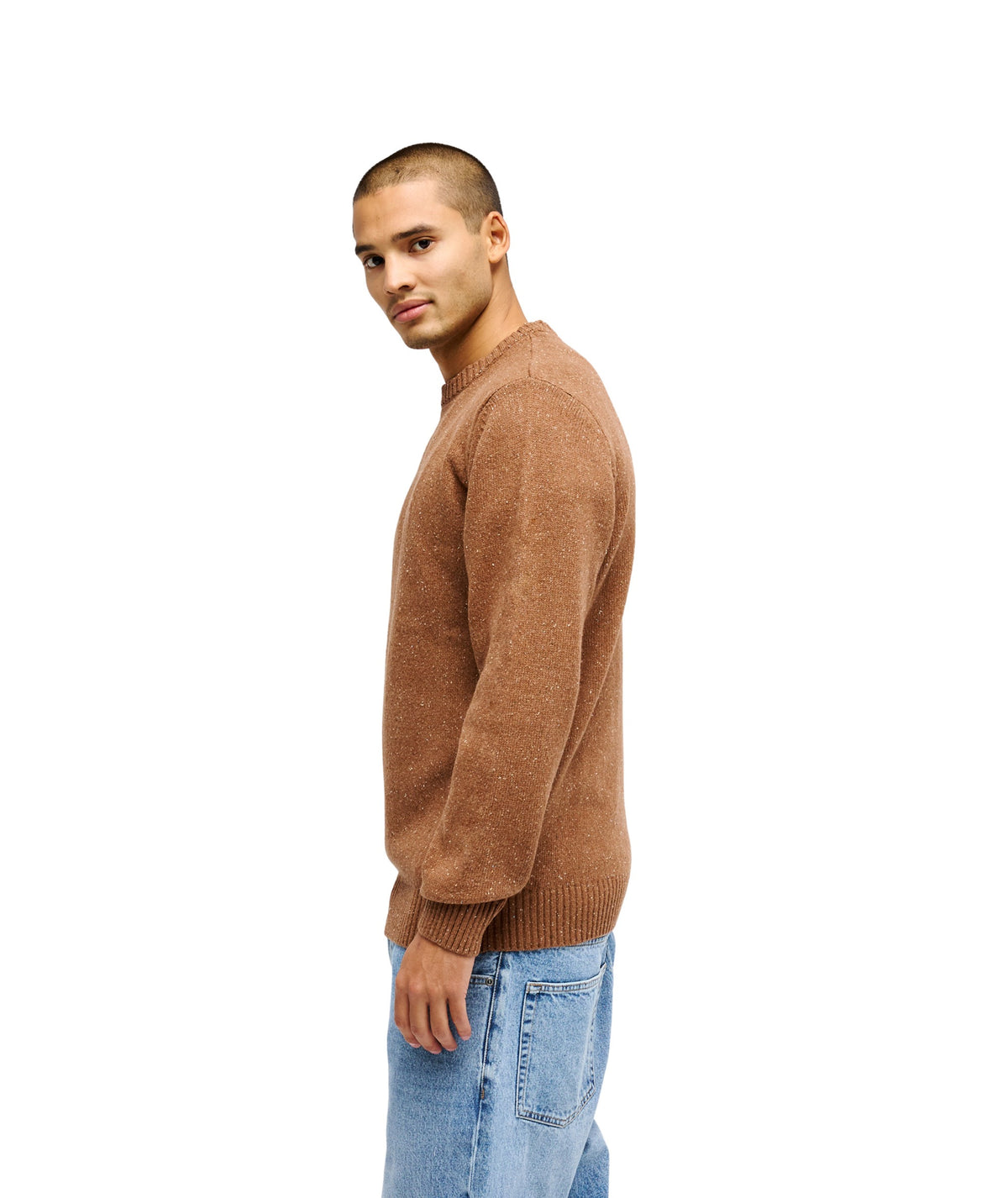SLOW SONG NEPPY SWEATER - RAWHIDE