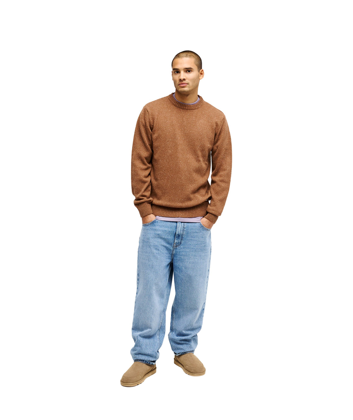 SLOW SONG NEPPY SWEATER - RAWHIDE