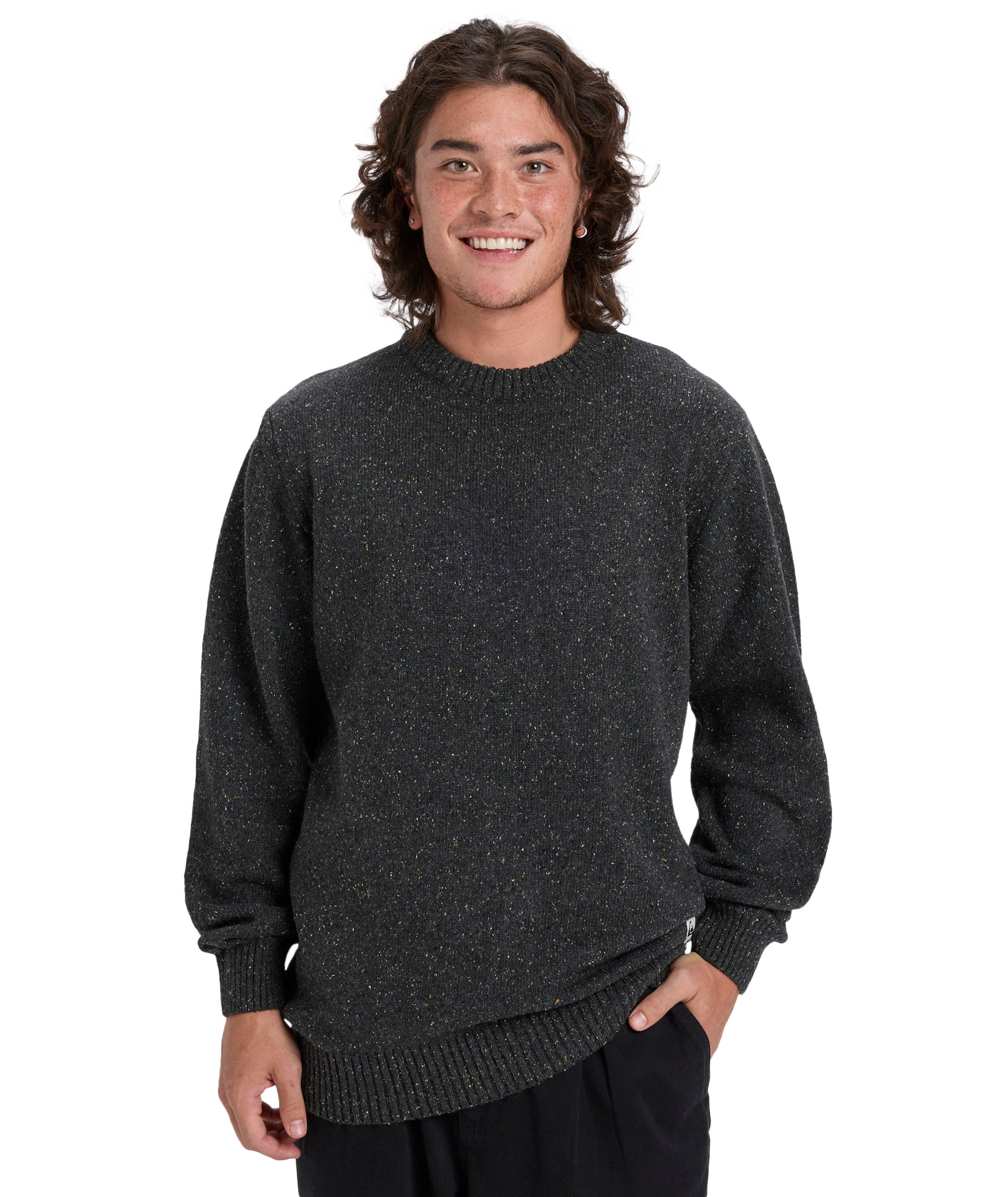 SLOW SONG NEPPY SWEATER - TARMACK