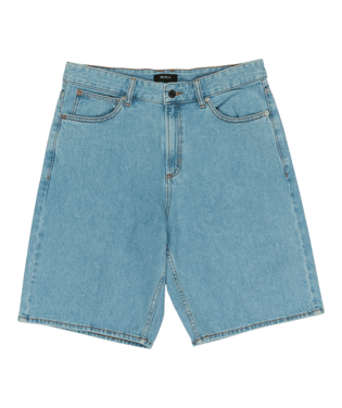 SKATE DENIM SHORT - BLEACH WASH