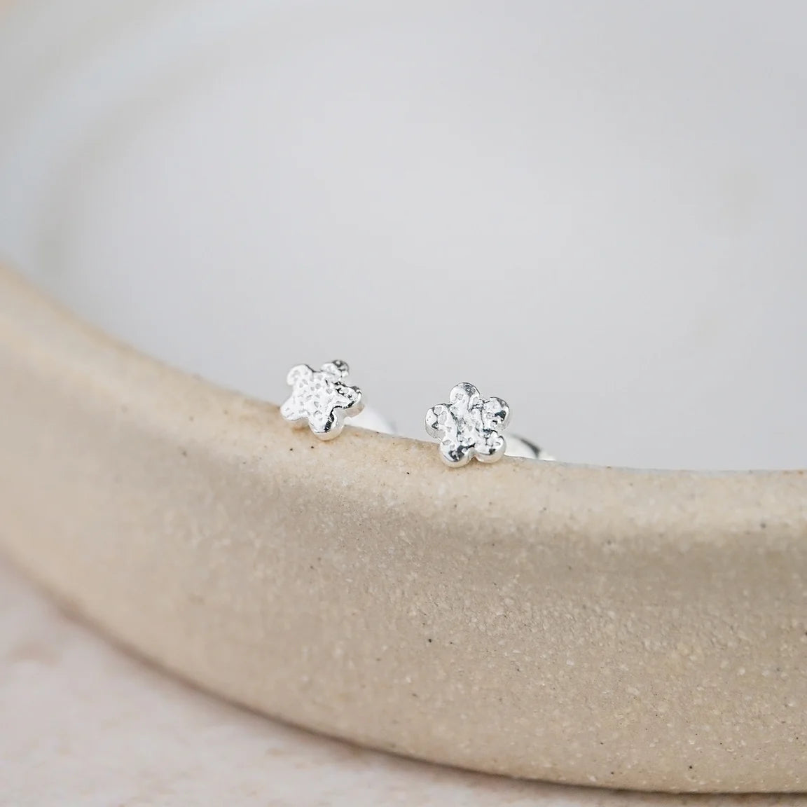 Sterling Silver Mini Studs - Flower