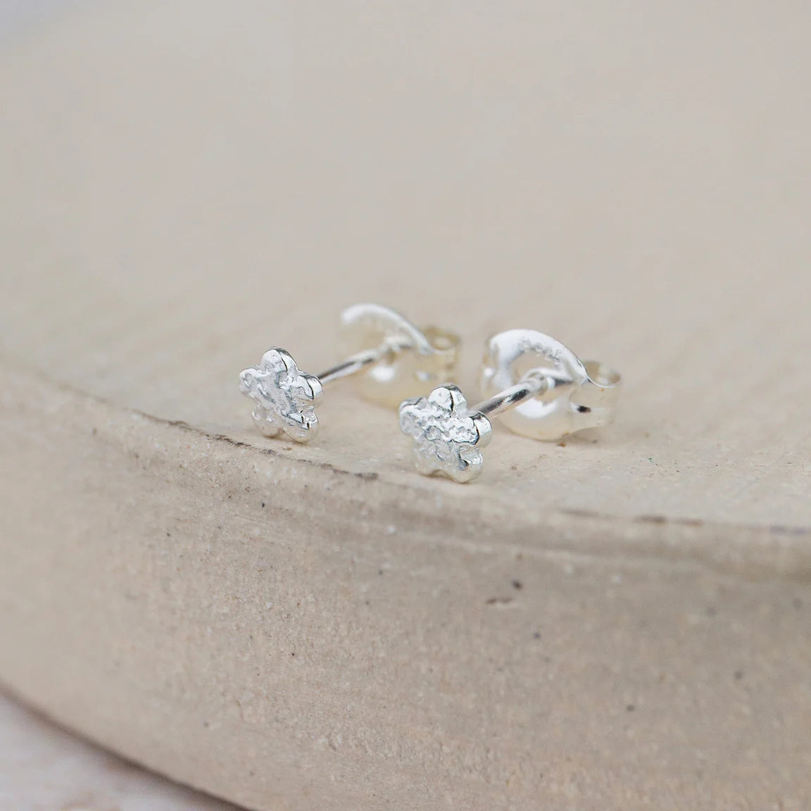 Sterling Silver Mini Studs - Flower