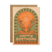 Happy Birthday Crocodile Card: Cello-free
