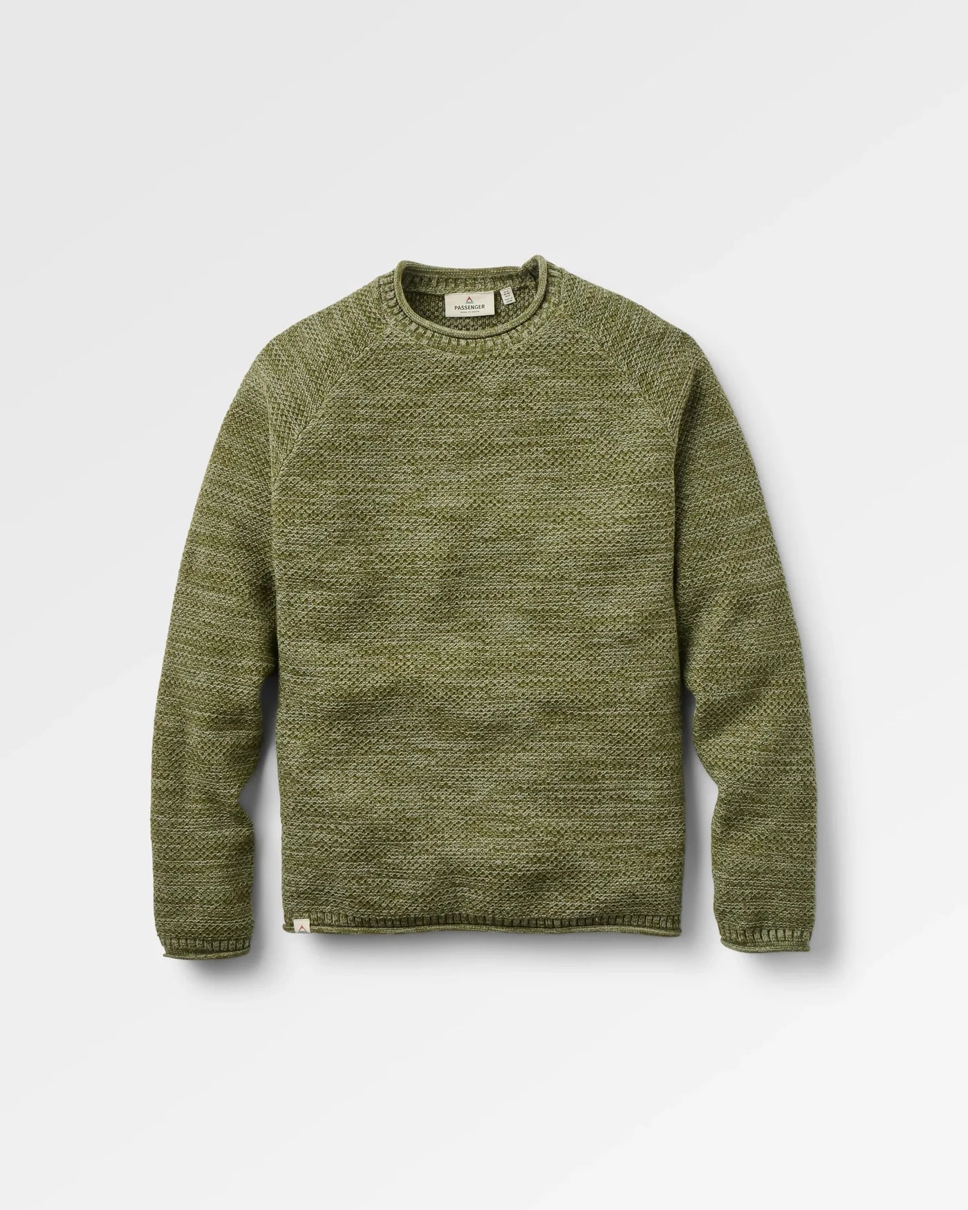 Shore Organic Cotton Knit Jumper Khaki