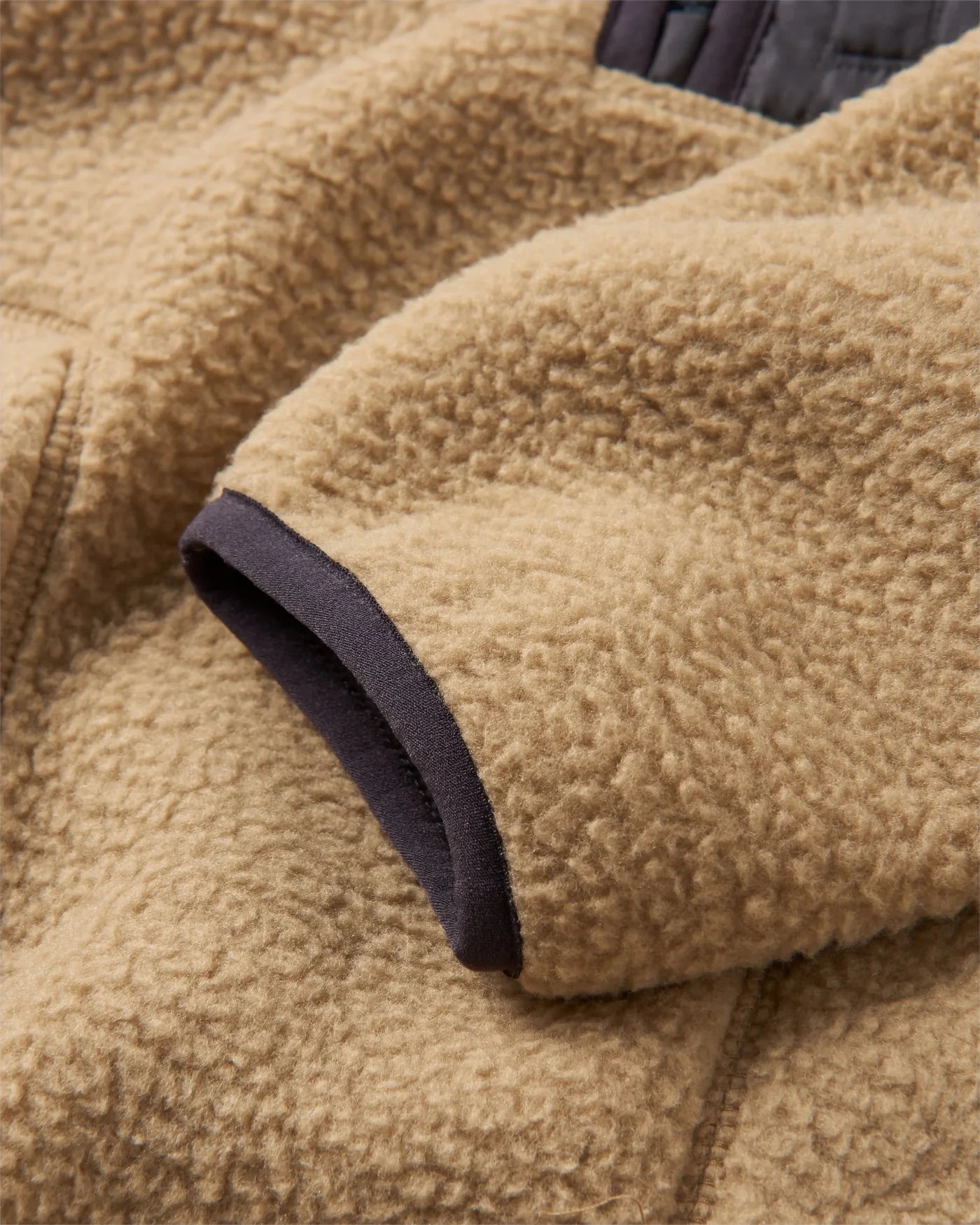 Offgrid 1/2 Zip Recycled Sherpa Fleece Biscuit
