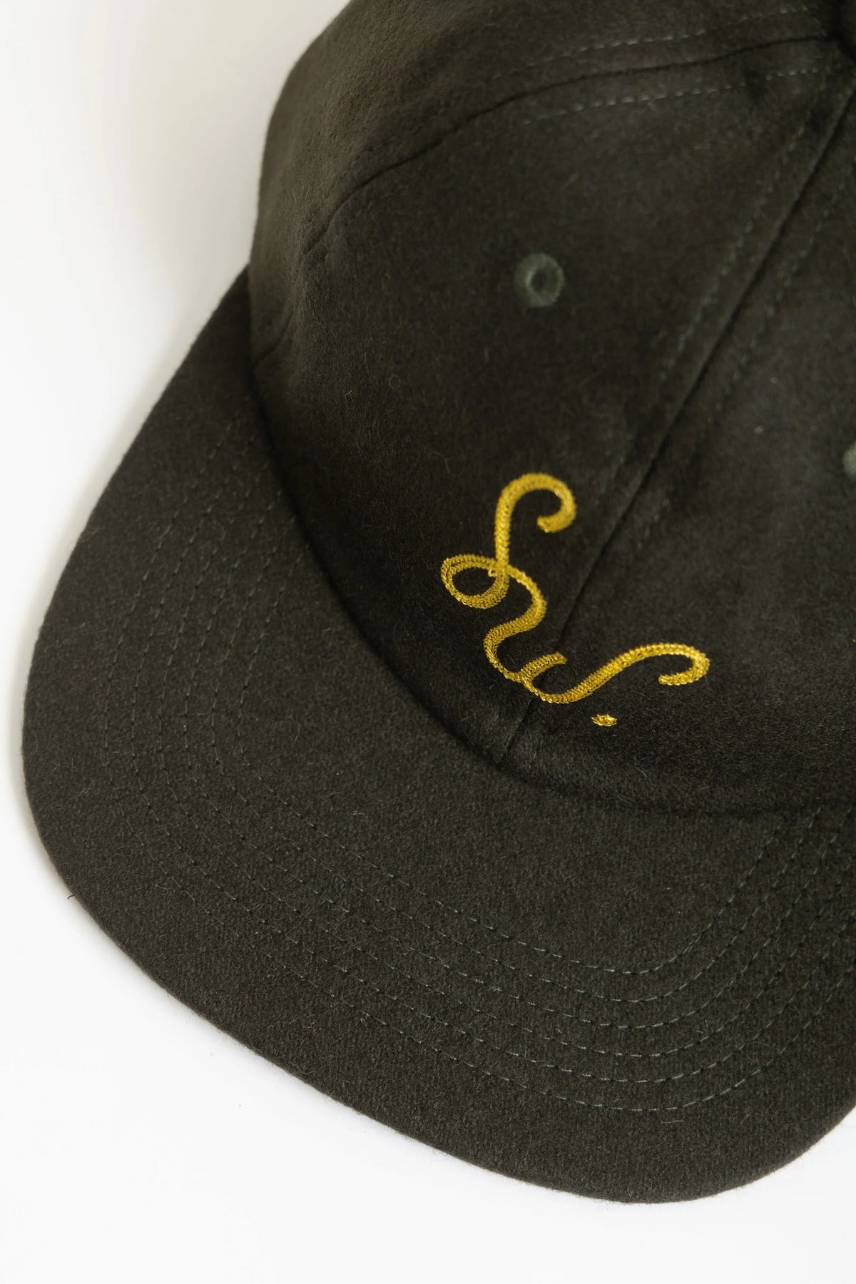 Monogram Cap - Dark Moss