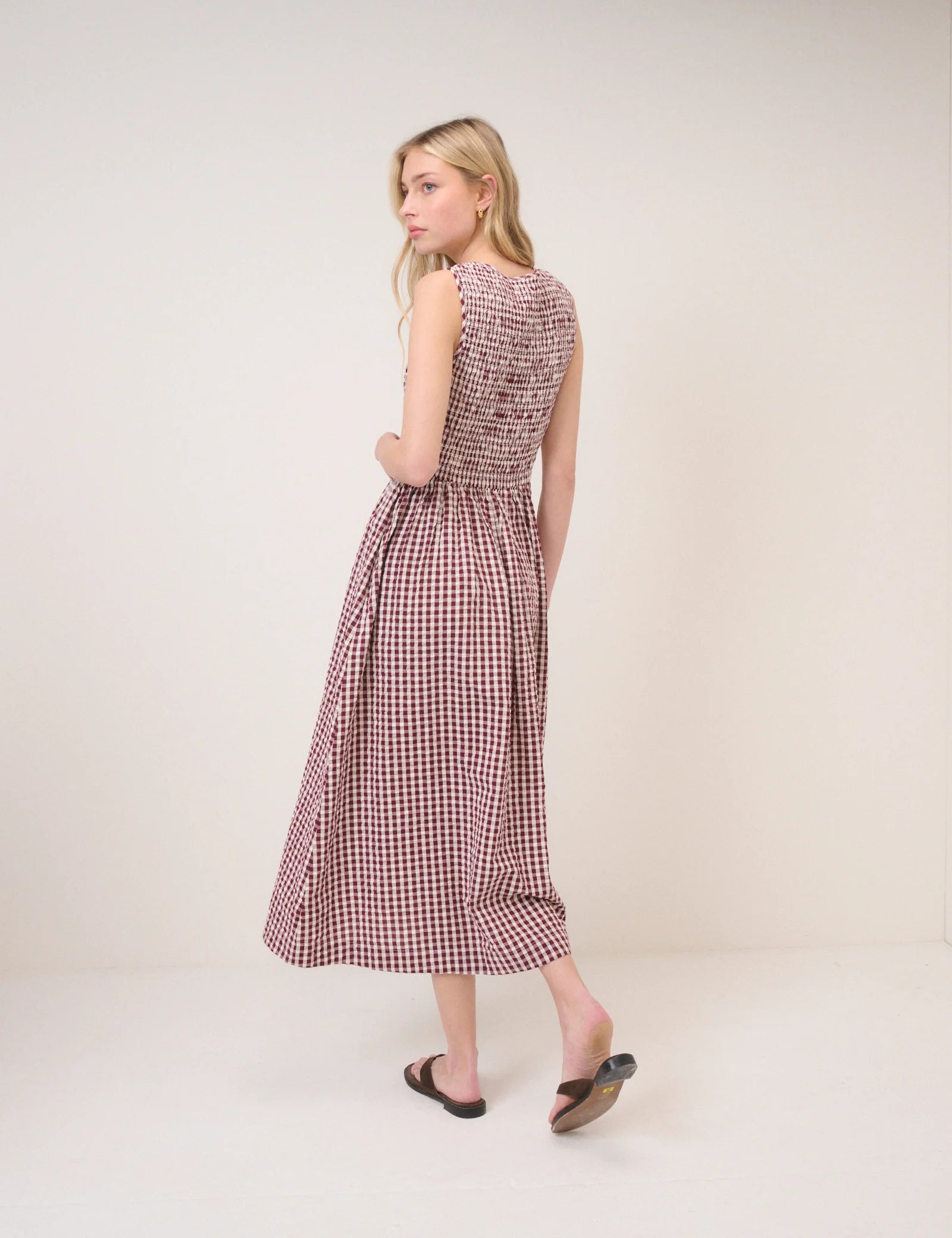 Kinsley Midaxi Dress - Red