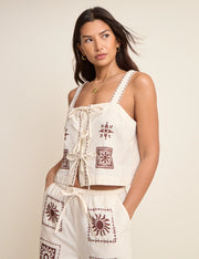 Topaz Top - Cream