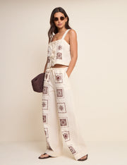 Topaz Trousers - Cream