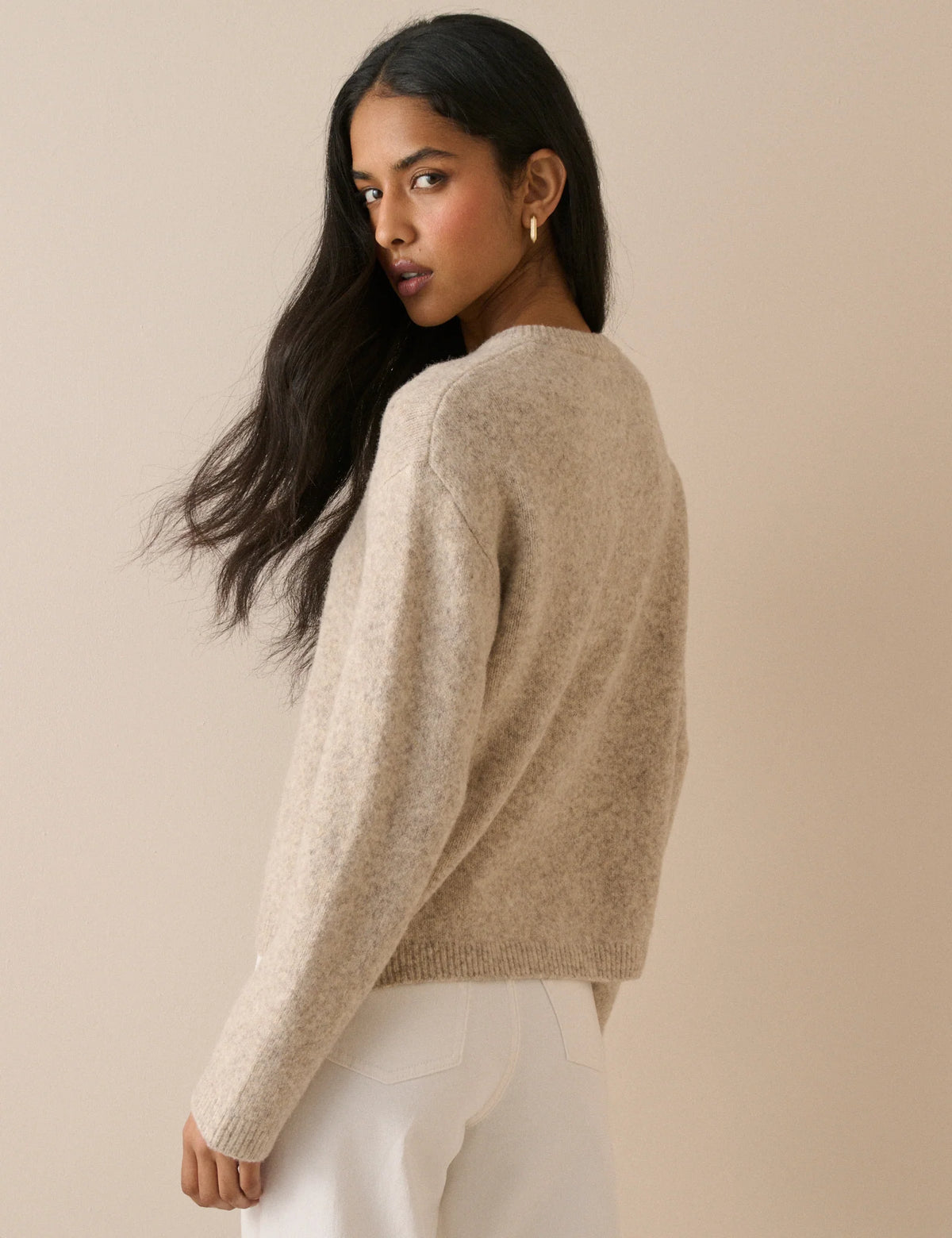 Henley Long Sleeve - Beige