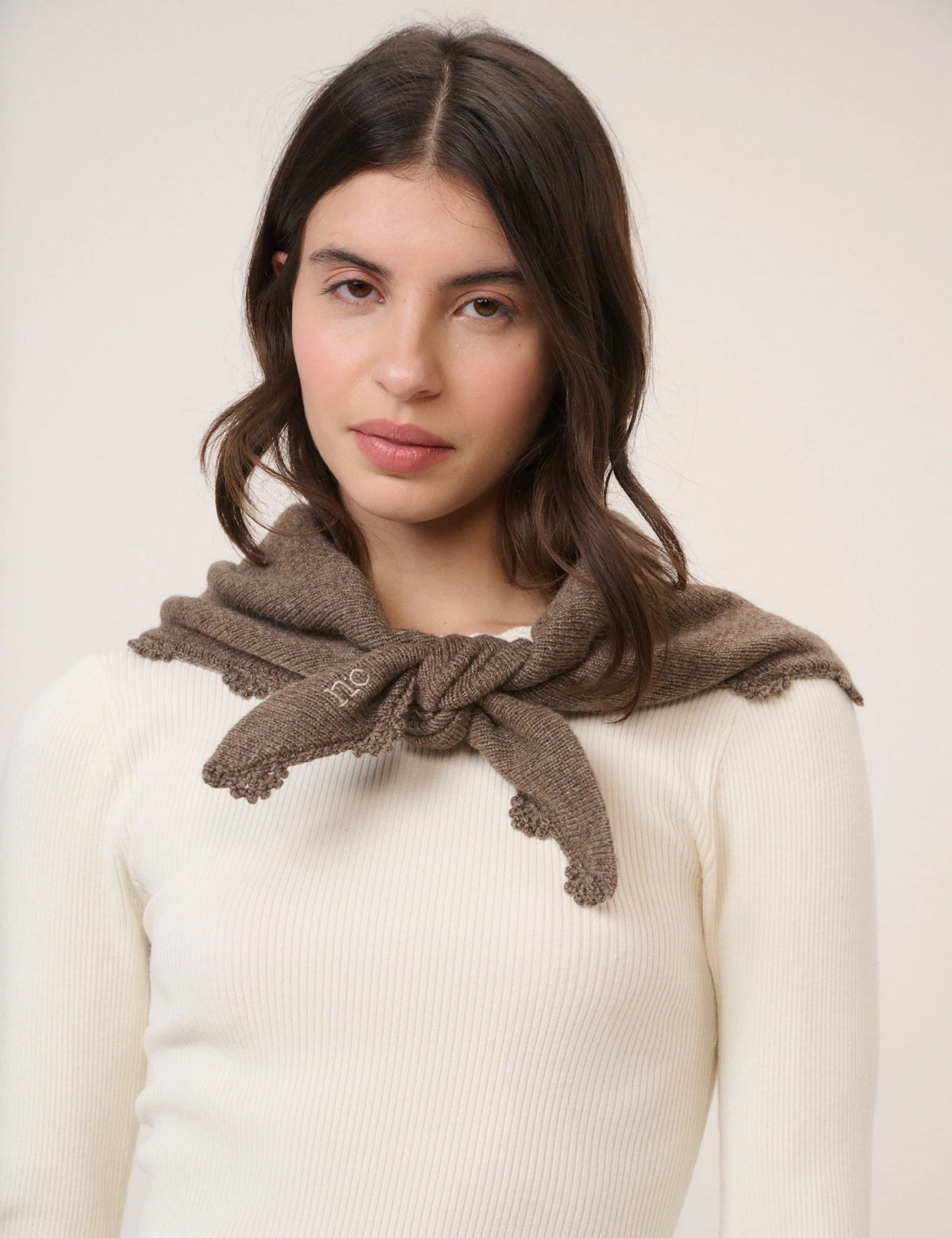 Crochet Triangle Scarf