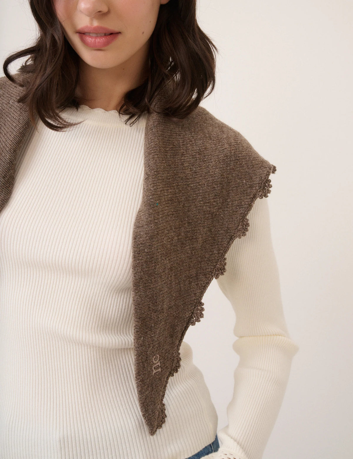 Crochet Triangle Scarf