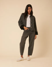 Croyed Cropped Field Jacket