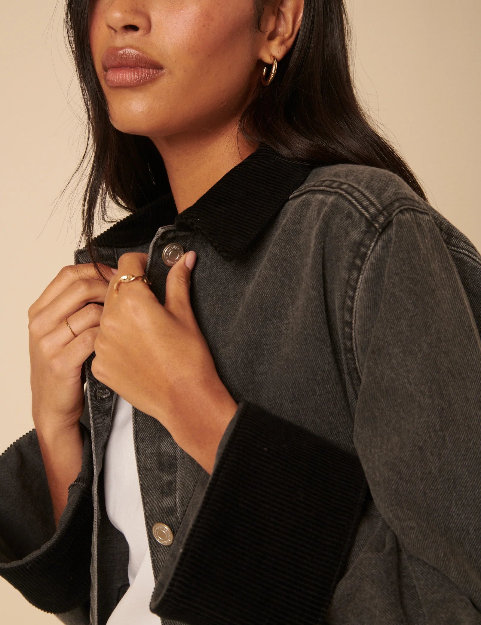 Croyed Cropped Field Jacket