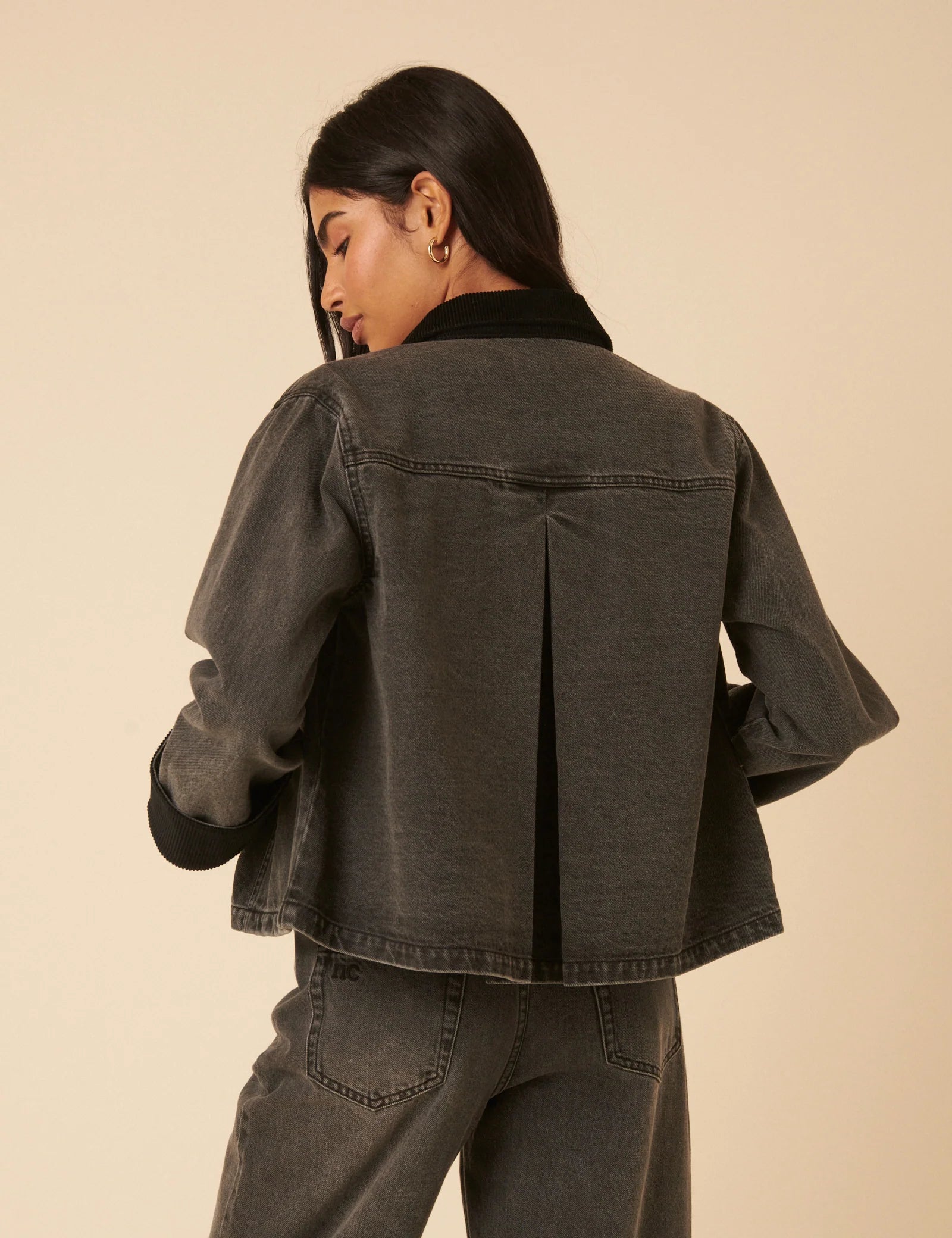 Croyed Cropped Field Jacket