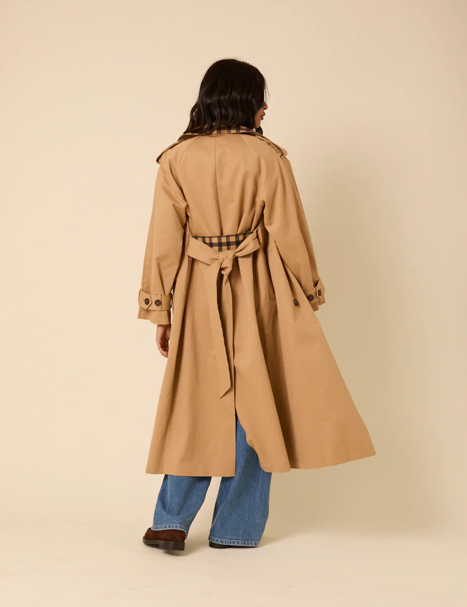 Petite Contrast Oaksan Trench
