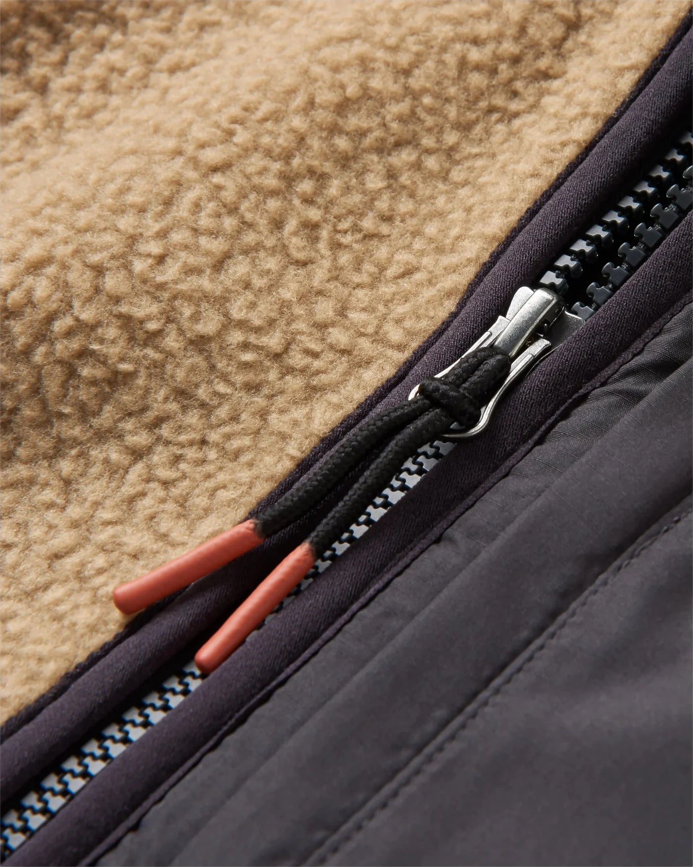 Offgrid 1/2 Zip Recycled Sherpa Fleece Biscuit