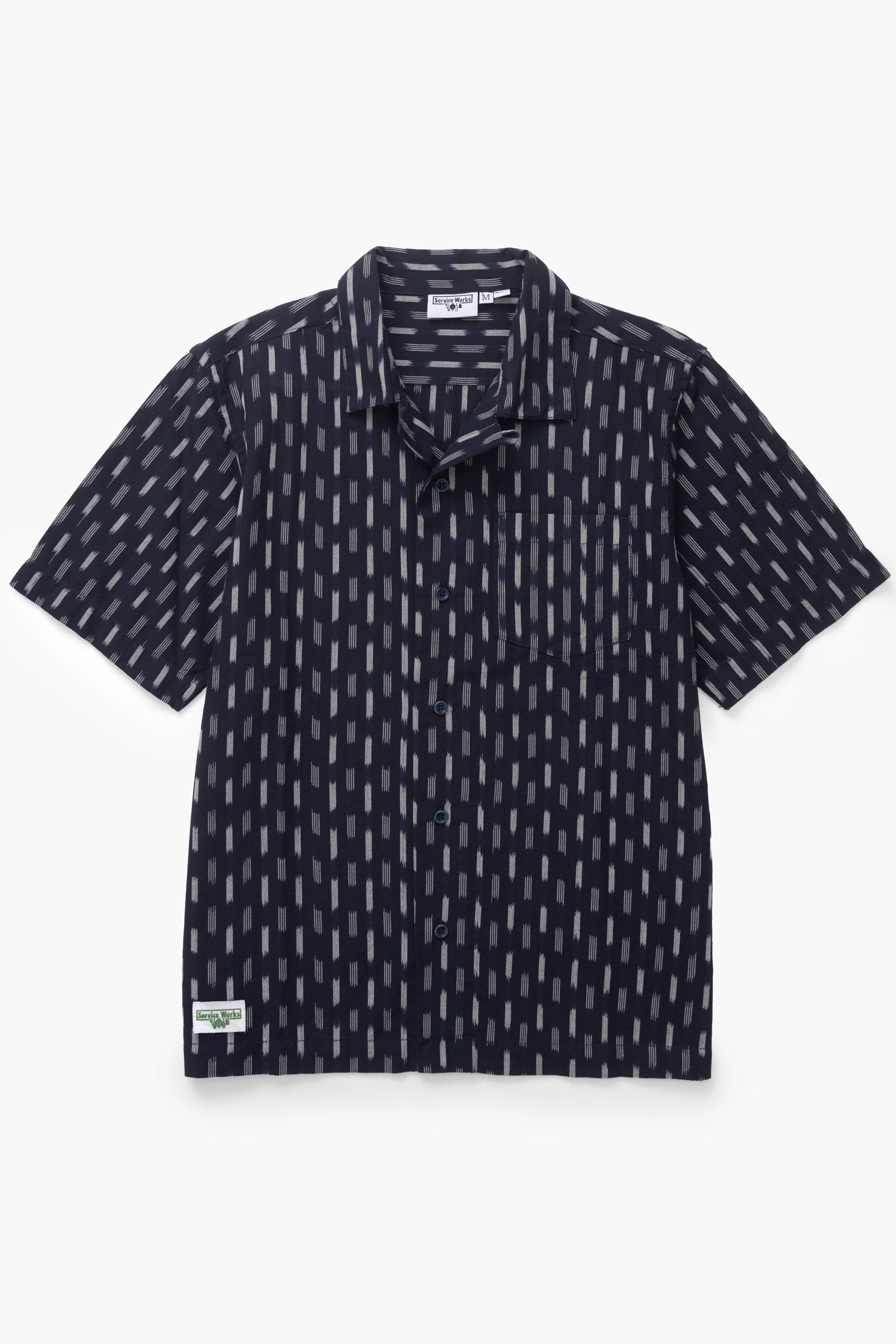 Ikat Shirt - Navy