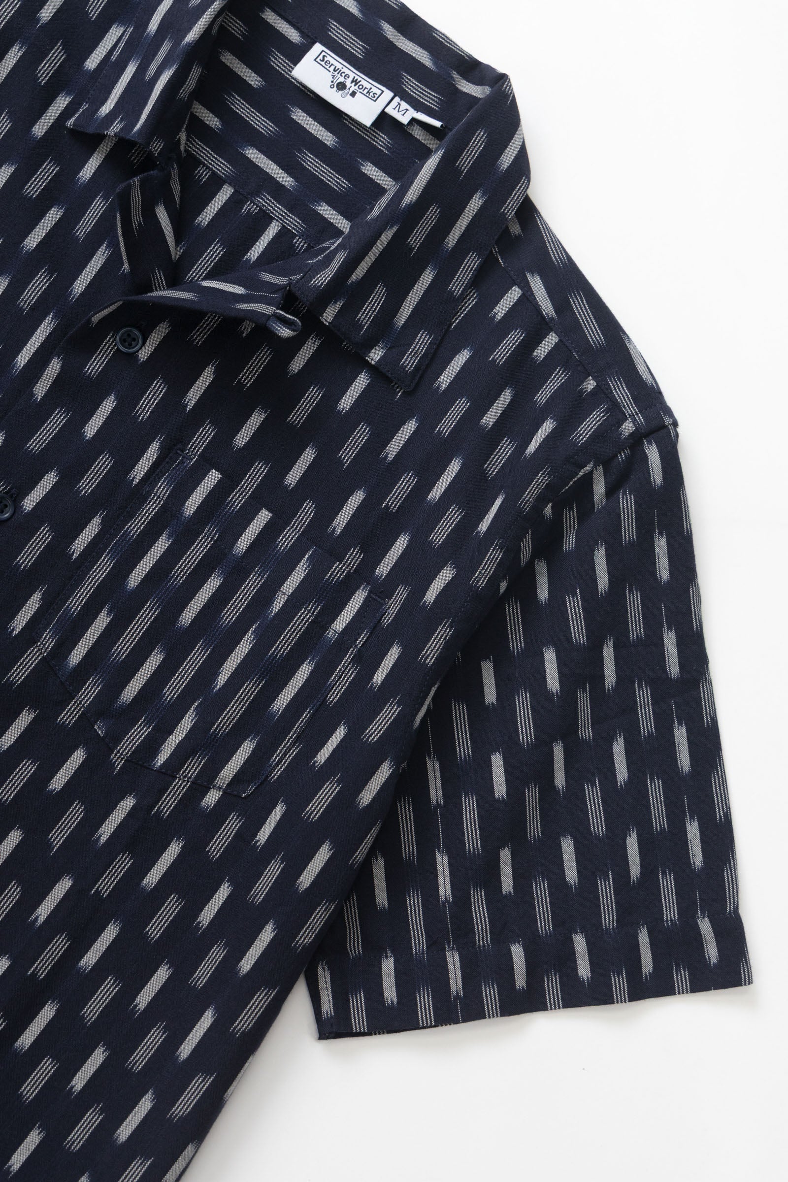 Ikat Shirt - Navy