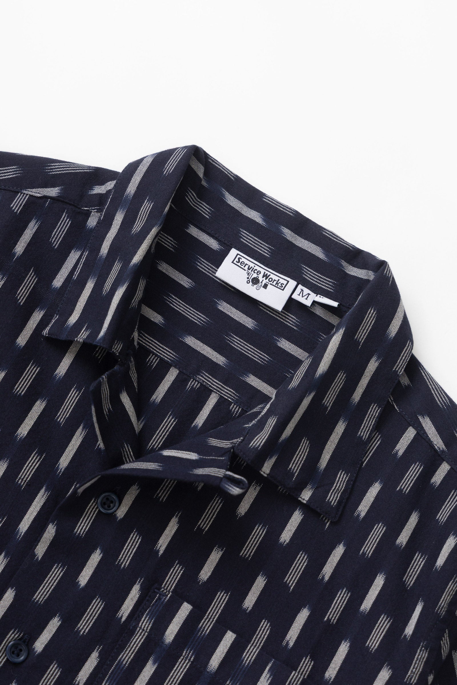 Ikat Shirt - Navy