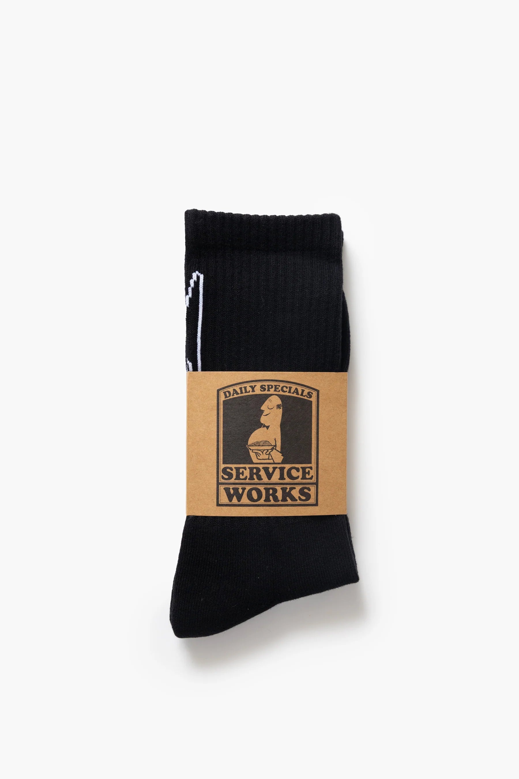 Knife & Fork Socks - Black