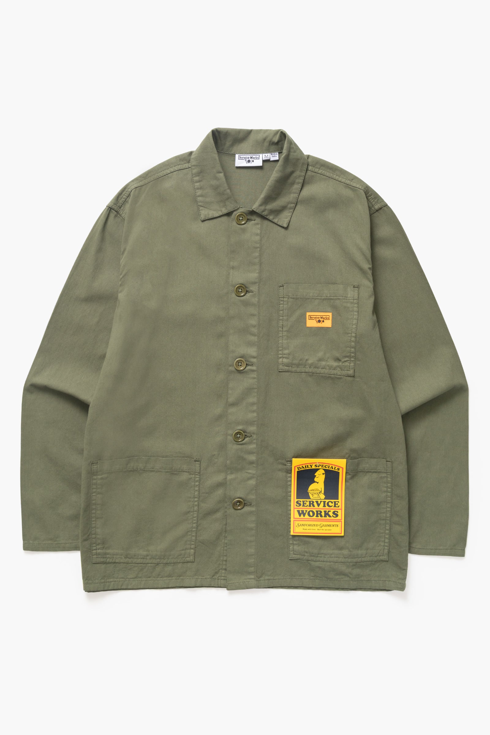 Twill Chore Shirt - Olive