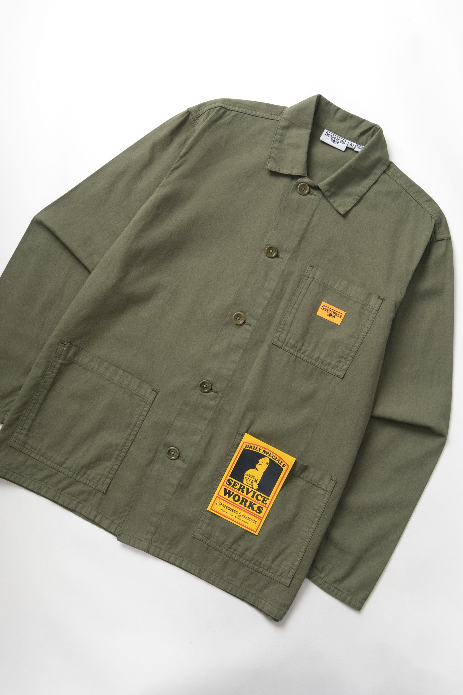 Twill Chore Shirt - Olive