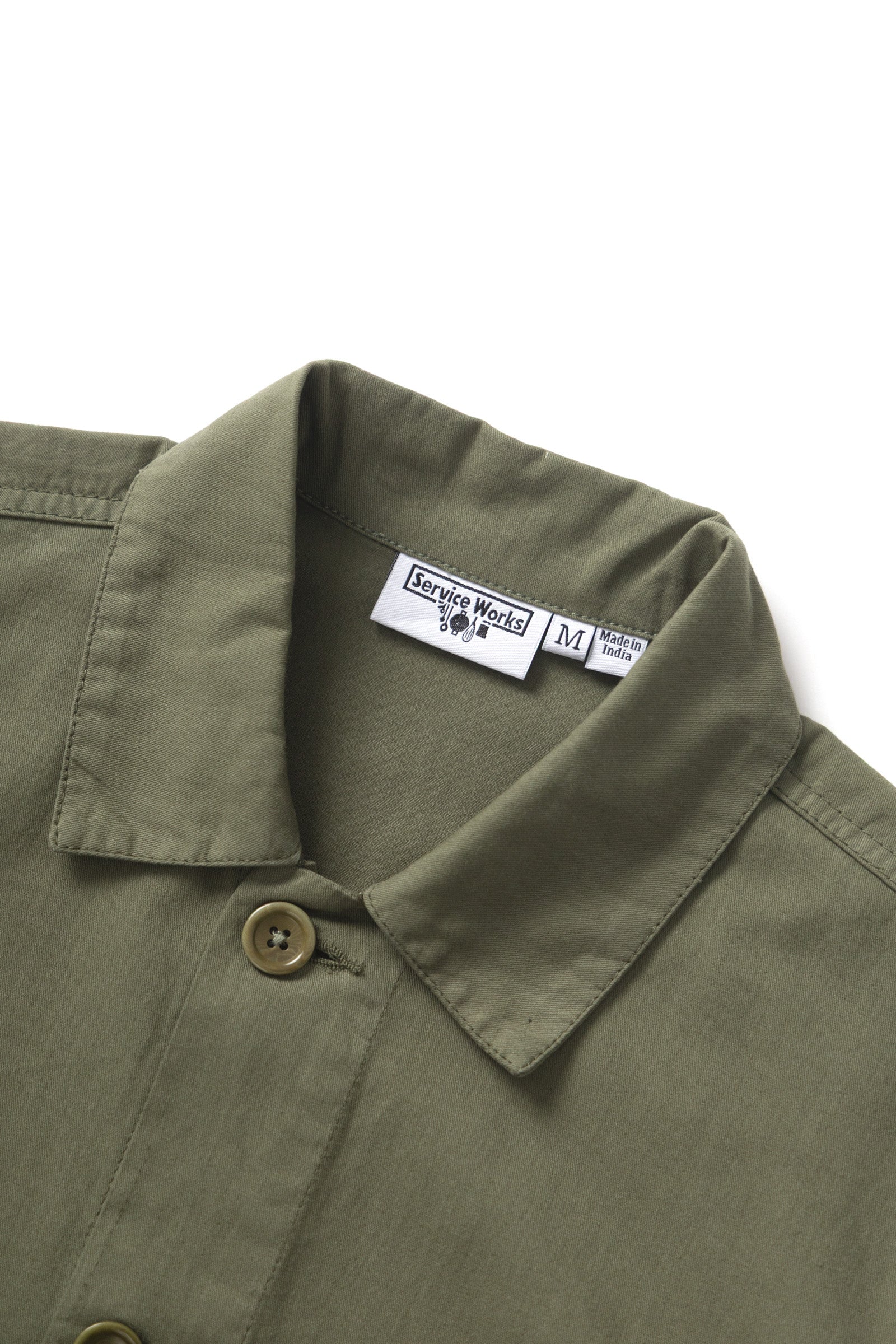 Twill Chore Shirt - Olive