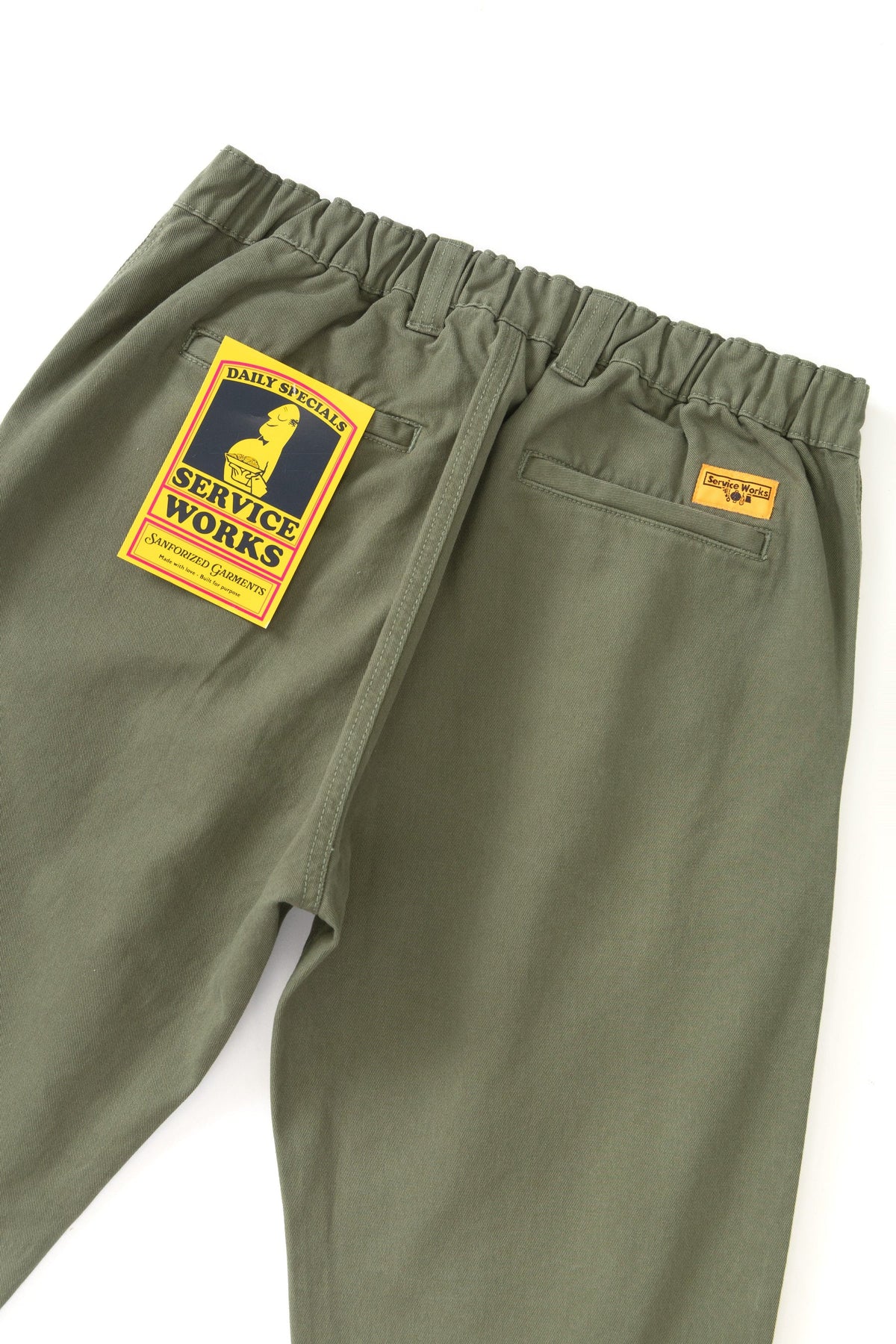 Twill Waiter Pants - Olive