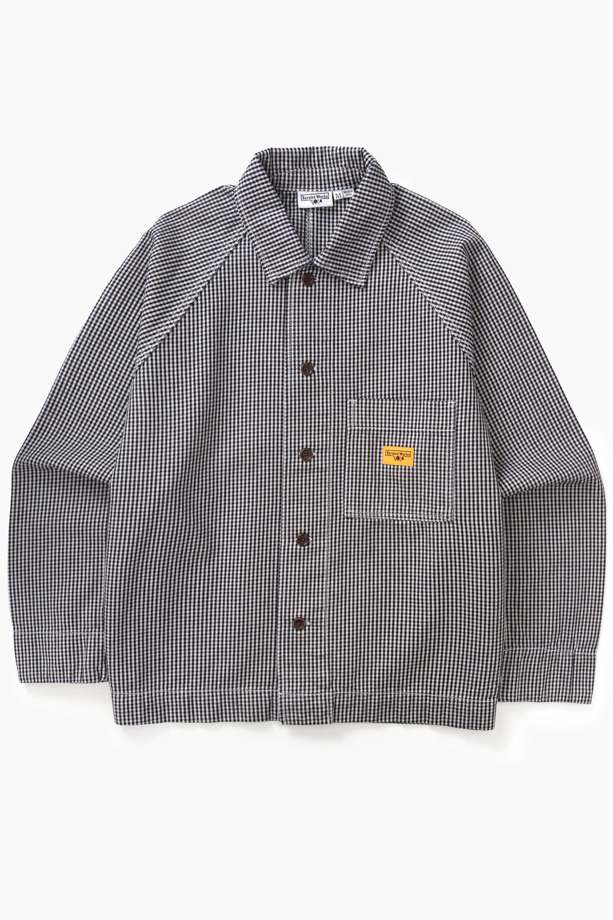 House Gingham FOH Overshirt - Black