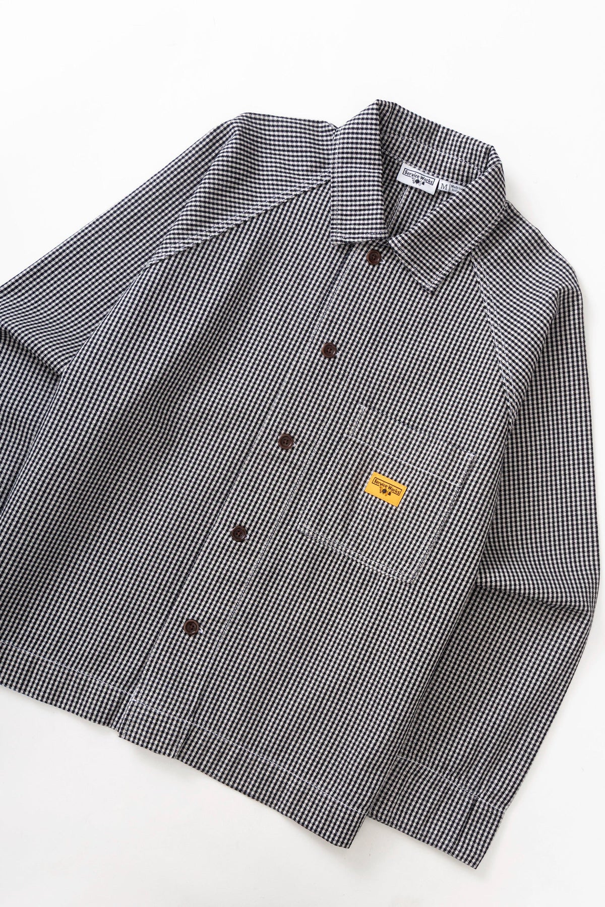 House Gingham FOH Overshirt - Black