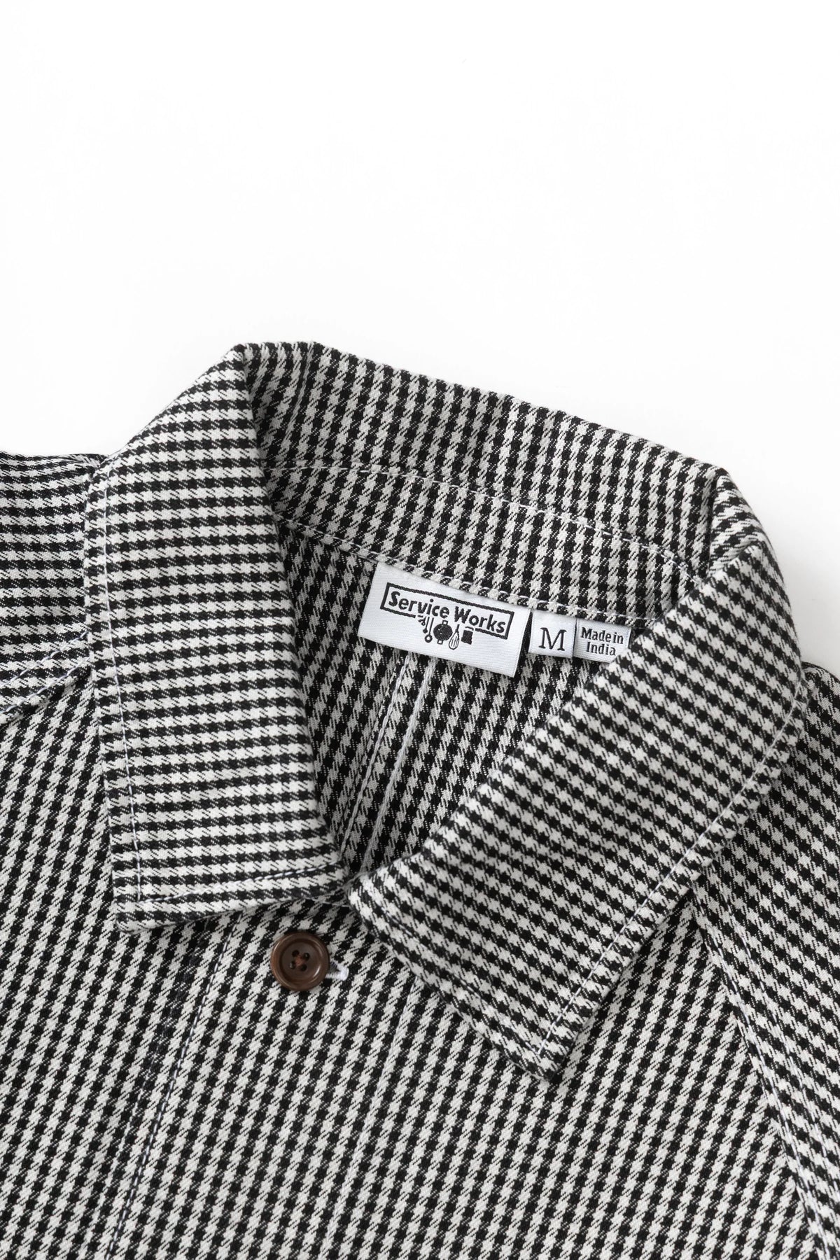 House Gingham FOH Overshirt - Black