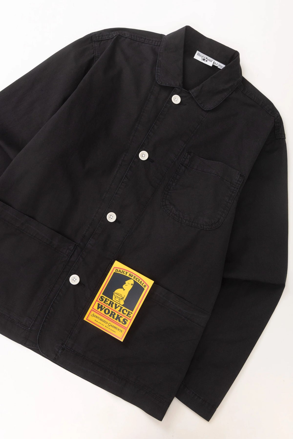 Tech Twill Easy Chef Shirt - Black