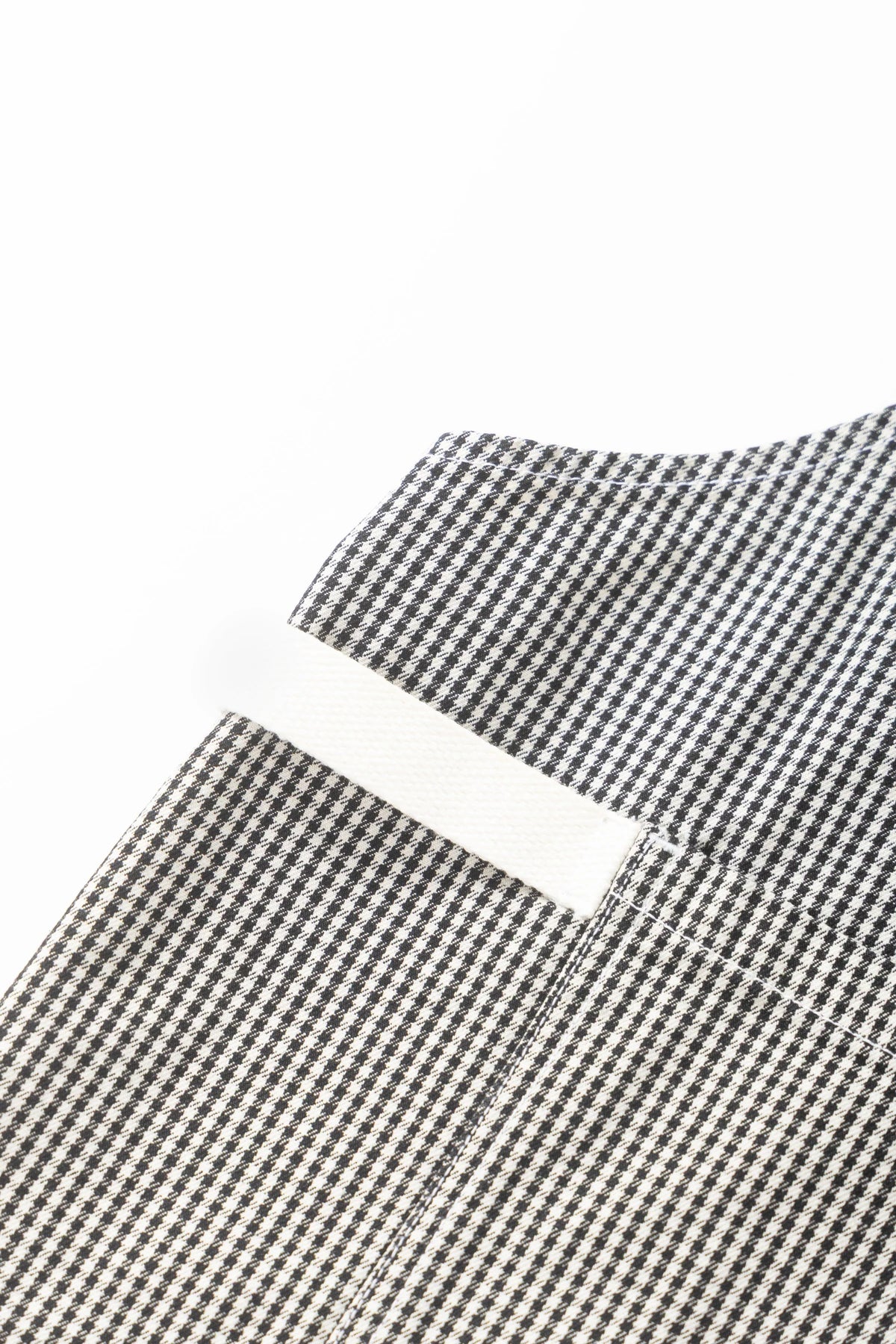 House Gingham Apron - Black