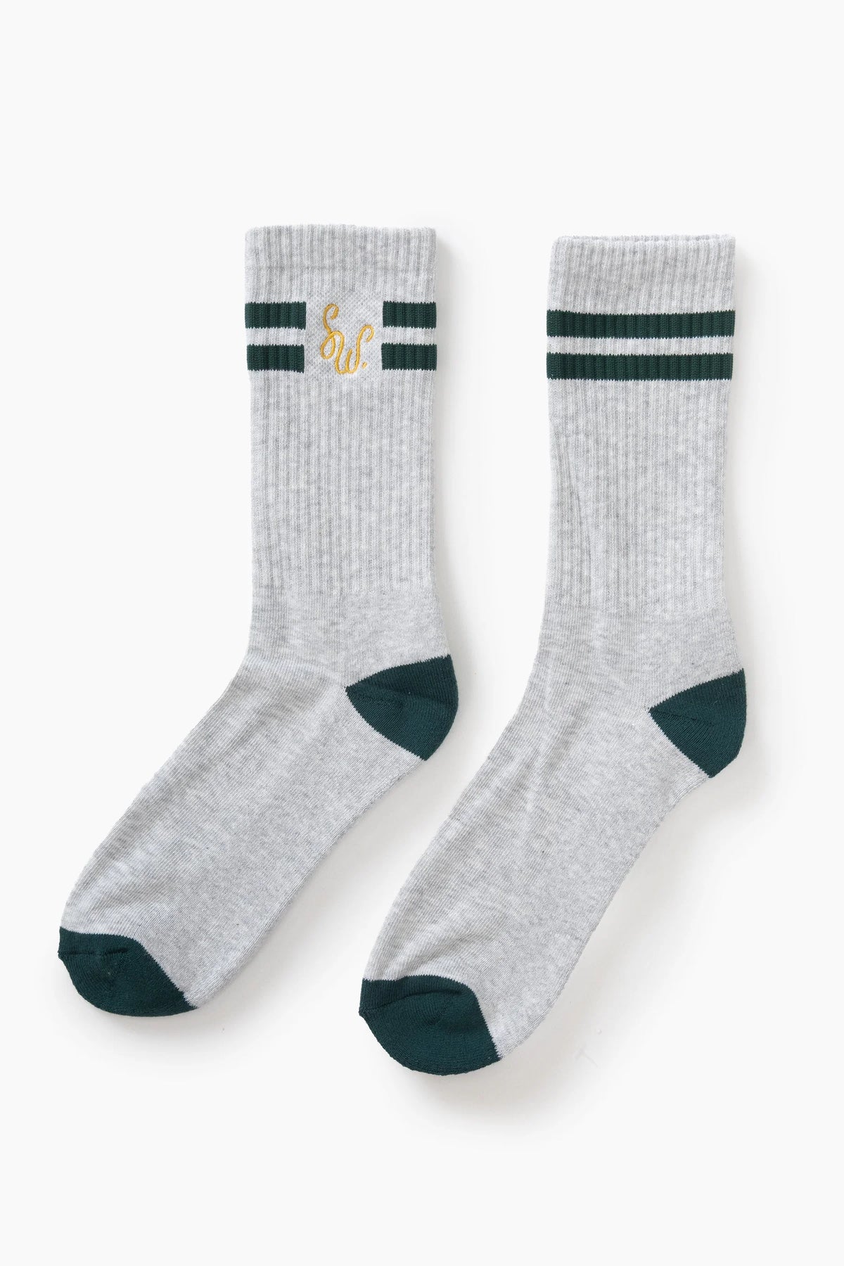 Monogram Socks - Heather