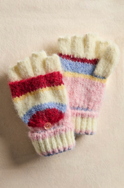 Super Stripe Gloves - Ivory