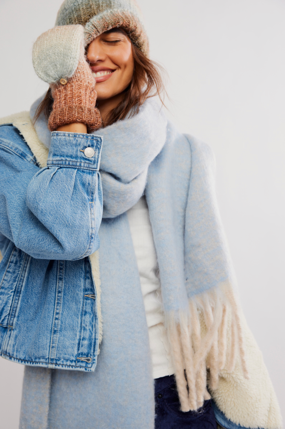 Winter Chill Scarf - Blue