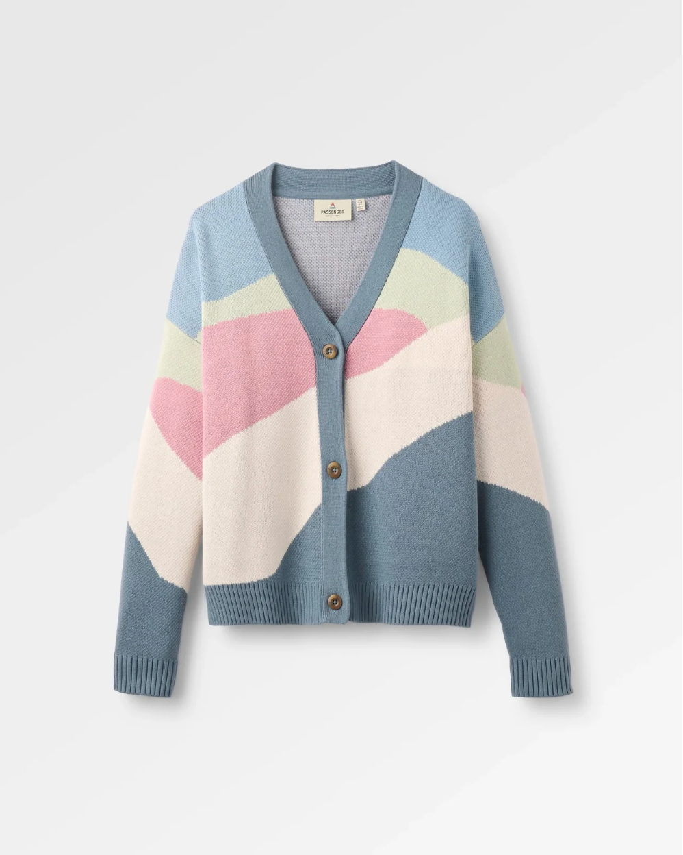 Scenic Recycled Knitted Cardigan 2.0 - Scenic Stormy Blue