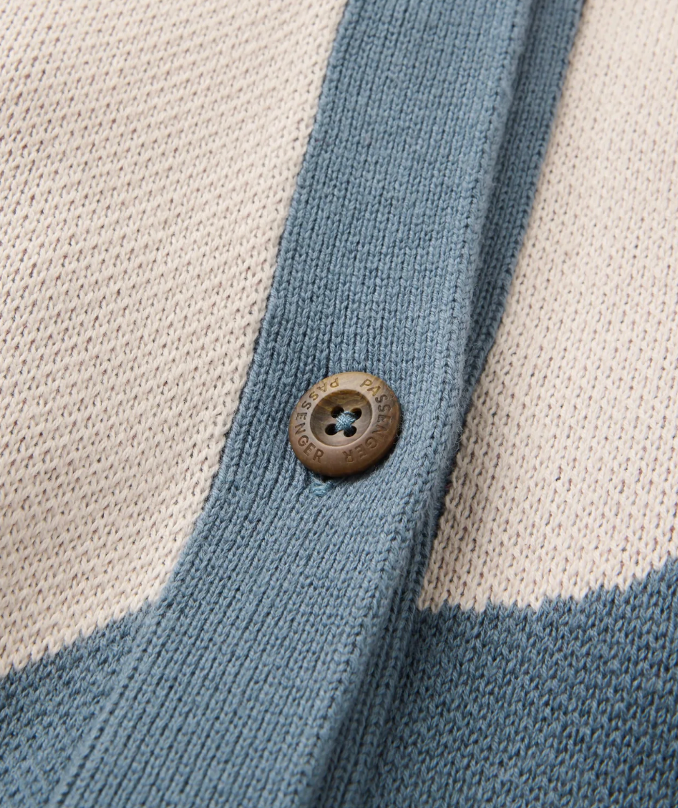 Scenic Recycled Knitted Cardigan 2.0 - Scenic Stormy Blue