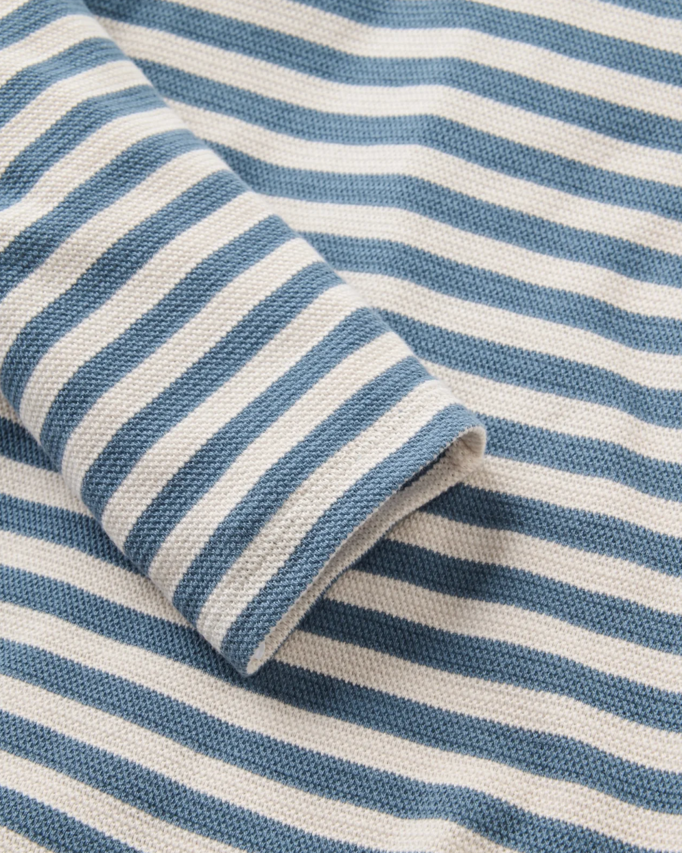 Panorama Striped LS T-Shirt - Stormy Blue