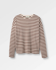 Panorama Striped LS T-Shirt - Chestnut