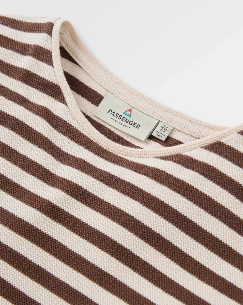 Panorama Striped LS T-Shirt - Chestnut
