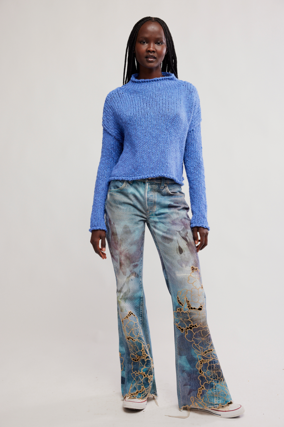 OPAL SWEATER - PERI BLUE