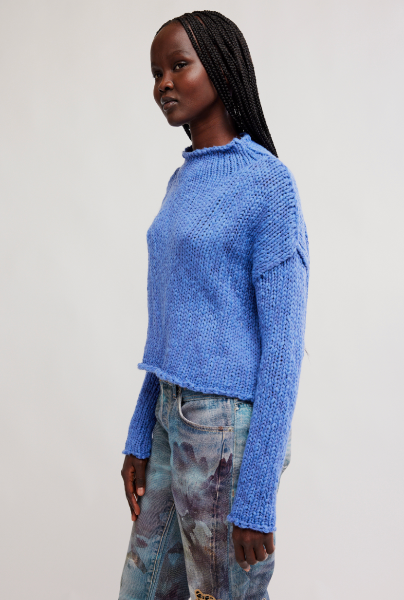 OPAL SWEATER - PERI BLUE