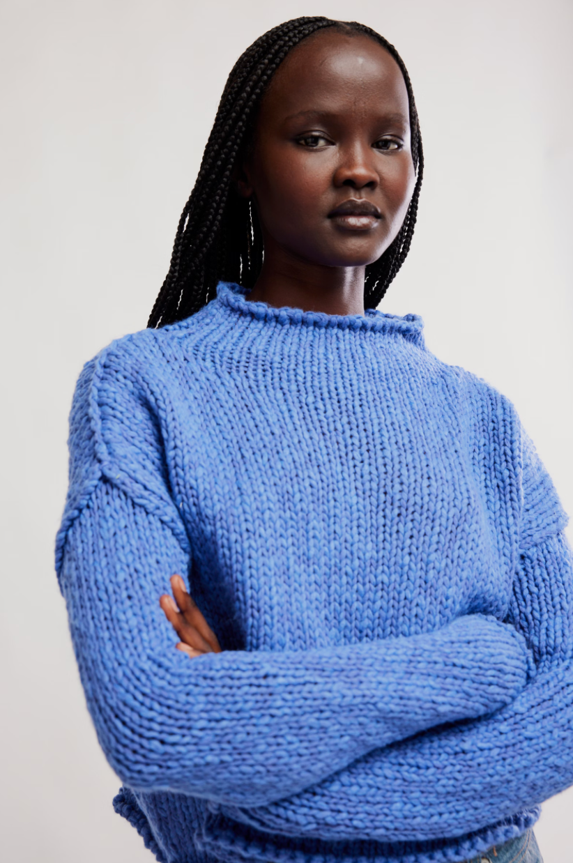 OPAL SWEATER - PERI BLUE