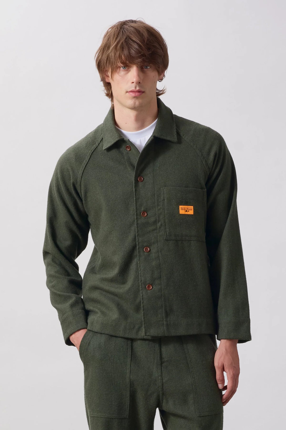 Flannel FOH Overshirt - Forest
